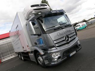 El Mercedes Benz Antos diseñado para la distribución y el reparto.