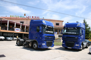 Esta concentración contó con el apoyo de la concesión Dyscasa de DAF para celebrar la gymkhana de camiones.