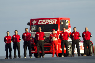 El equipo Cepsa al completo.