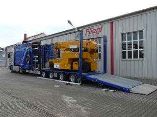 Esta plataforma de Fliegl ofrece 39,5 toneladas de carga útil.