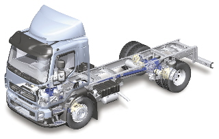 El Volvo FL incorpora motores de 7,2 litros de cilindrada.