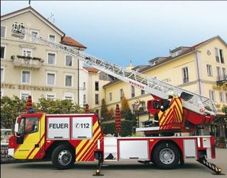 Iveco Magirus también ofrece una cabina de perfil bajo para sus camiones escala de bomberos.