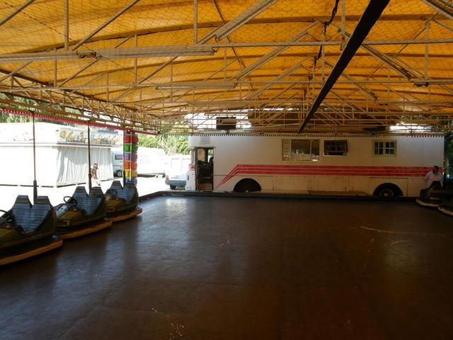 La taquilla de los Morla en su puesto de trabajo, lista para empezar.