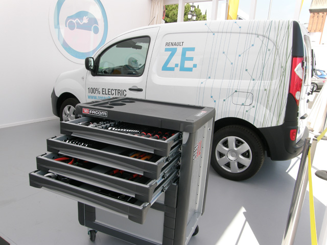 El Renault Kangoo en su versión de motor eléctrico.