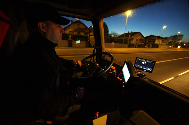 En los trabajos urbanos nocturnos resulta fundamental la baja sonoridad de los vehículos utilizados.
