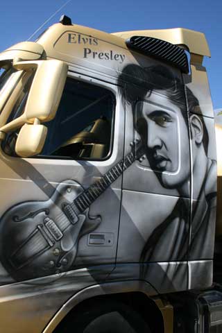 Elvis, el rey del rock...