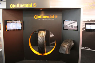 Los Alemanes de Continental ofrecen más que neumáticos en sus aplicaciones para vehículo industrial.