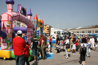 La fiesta camionera ofreció diversión para todas las edades.