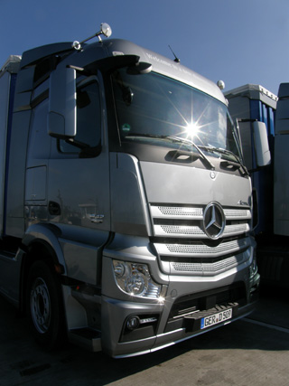 El New Actros también se ofrece con cabina estrecha, StreamSpace.