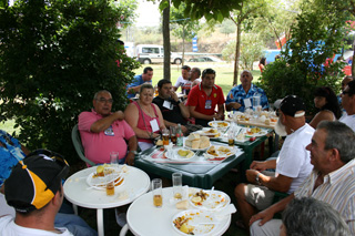 Paellada popular.