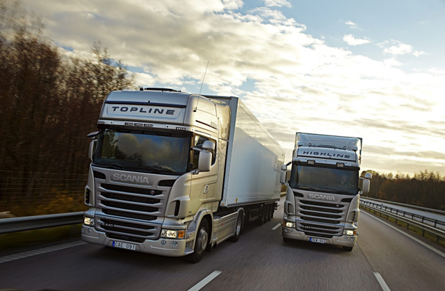 Inicialmente la gama de motores Scania Euro 6 comprende dos seis en línea de 12,7 en versiones de 440 CV y 480 CV.