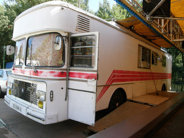 Inicialmente este furgón fue un economato ambulante.