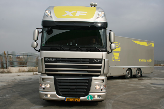 La versión Super Space Cab de la cabina del DAF XF105 ofrece una altura libre interna máxima de 2,25 metros.