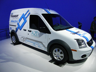 La versión eléctrica del Ford Connect no ha faltado en el Salón del Automóvil de Barcelona 2011.