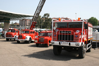 Los parques de bomberos son un tesoro para los aficionados a los camiones clásicos.