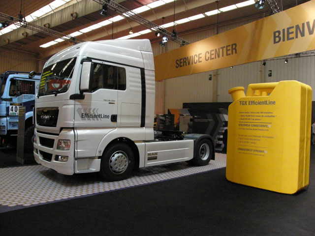 Con una oferta especial de financiación MAN promociona su tractora TGX Efficientline con cabina XLX y 480CV.