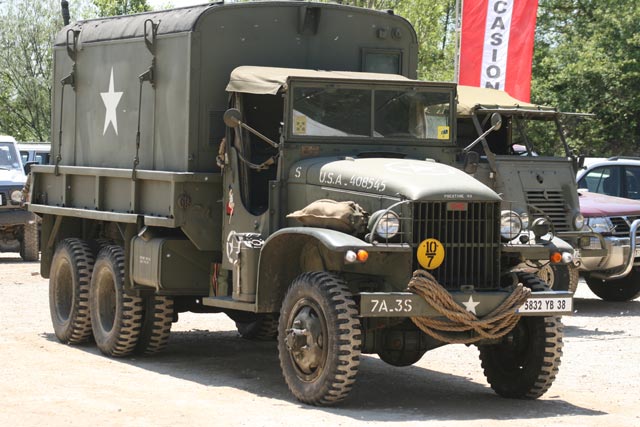 El camión GMC 6X6 cargaba 2,5 toneladas y alcanzaba los 70 km/h.