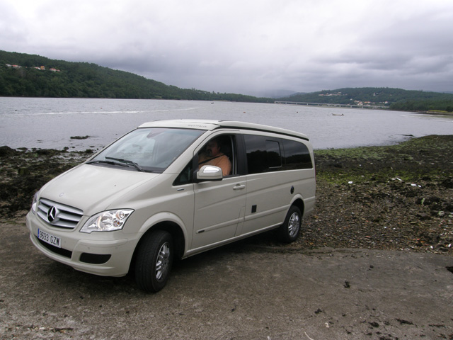 El Viano Marco Polo puesto a nuestra disposición, con carrocería larga, 160 CV y tracción 4 Matic.