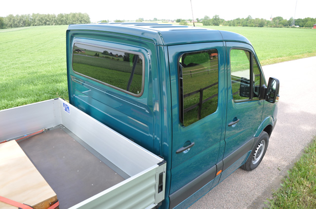 Las variantes chasis cabina y doble cabina también forman parte de la gama del Volkswagen Crafter.