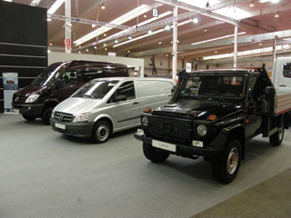 Los ligeros 4x4 de Mercedes Benz: Sprinter, Vito y Clase G Professional.