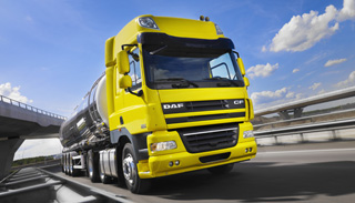 El DAF CF 85 se beneficia de un menor peso en vacío.