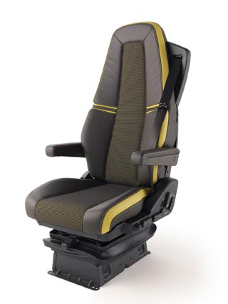 Los asientos del nuevo Volvo FH.