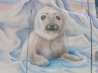 Decoración con una tierna criatura...