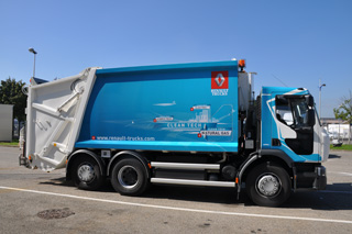 El Renault Premium Clean Tech Natural Gas, en versión basurero.