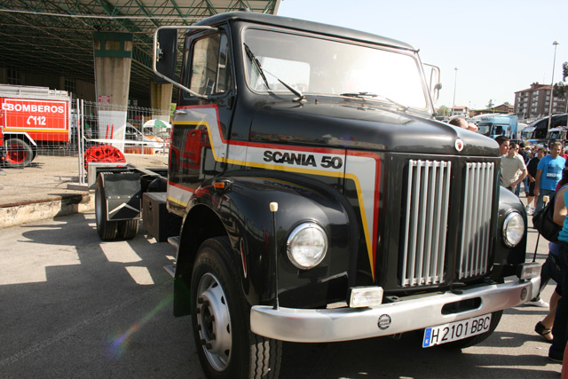 La serie 50 de camiones ligeros Scania se mantuvo hasta los años 70 en el mercado, pero sin presencia en España.