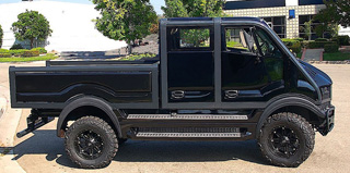 Espectacular versión pick up del Lynx, se trata del Bremach T-Rex 4X4.