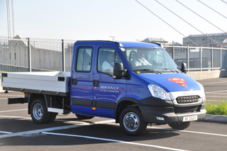 En las versiones chasis del New Daily se puede elegir la Crew Cab de 7 plazas.