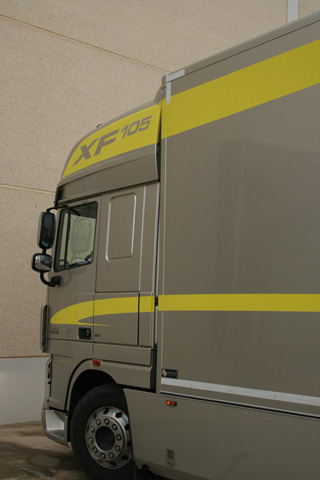 La cabina del XF 105 en versión Super Space CAb con una longitud de 2,25 metros es una de las mayores del mercado.