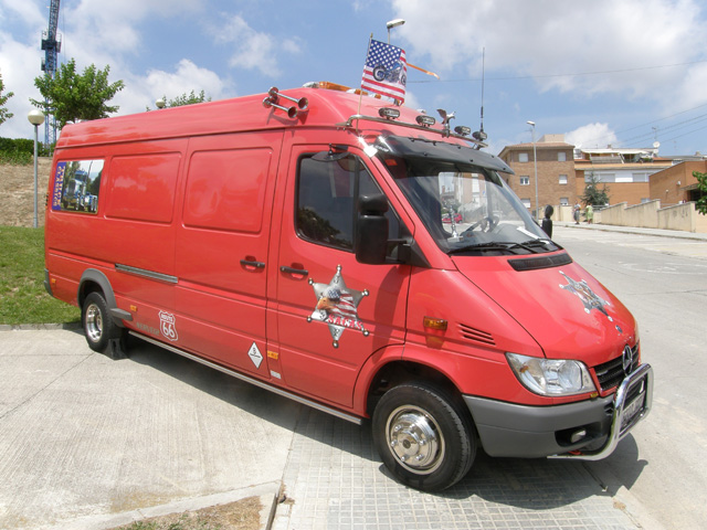 Los ligeros como este Mercedes Sprinter también pueden tunearse.