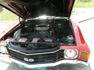 También impresionante el motor del Chevy El Camino.