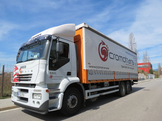 El Iveco Stralis con motor Cursor 8 de 350 CV fue el escogido por Javier para empezar con el cambio.