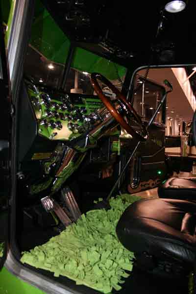 Interior de cabina.
