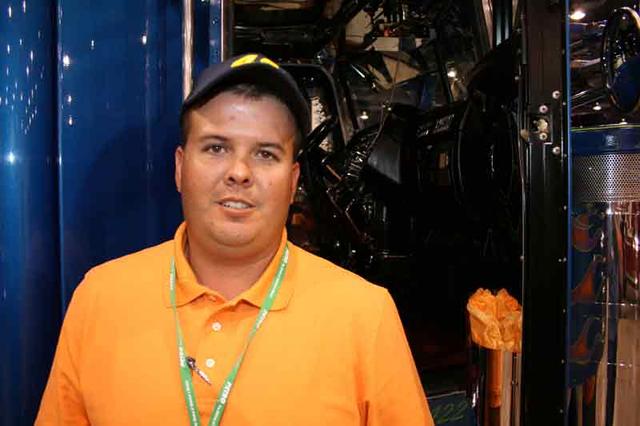 Steve Asburrn participó con su portacoches en el Las Vegas Truck Show.