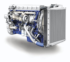 El motor D13 de Volvo.
