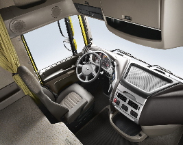 Puesto de conducción DAF XF 105 Super Space Cab.