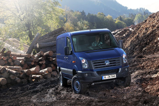 La tracción 4Motion llega ahora a la gama Crafter de Volkswagen.