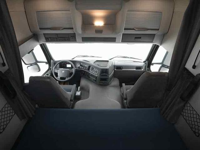 La cabina Globetrotter aporta la máxima habitabilidad interior al Volvo FM.