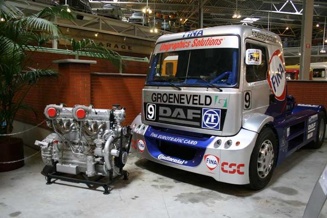 Cerca de 1.500CV propulsaban este espectacular bólido DAF de competición a finales de los años 90.