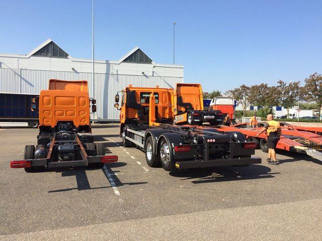 Los nuevos DAF llegando al IAA 2016.