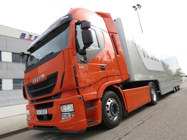 El Hi Way es la versión Euro 6 del Iveco Stralis con la cabina más amplia de la gama.