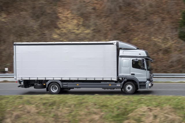 El Mercedes Benz Atego cubre el rango desde 6,5 hasta 16 toneladas de MMA.