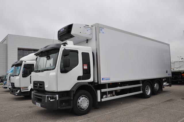 El Renault Serie D Euro 6 como rígido alcanza hasta 26 toneladas y 320 CV.