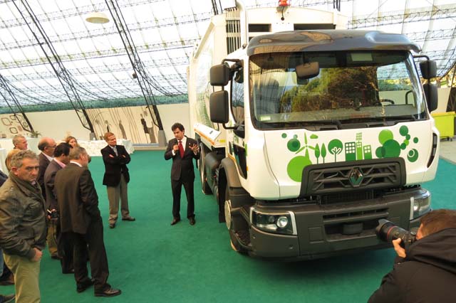 Renault Trucks presenta su primer camión Euro 6 de gas natural comprimido en España.