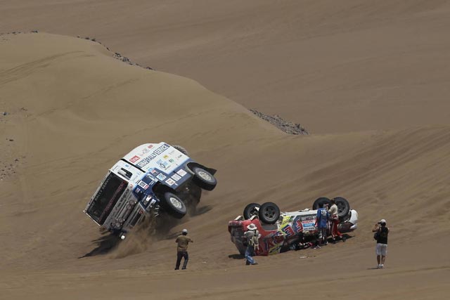 Para los camiones la misma duna...