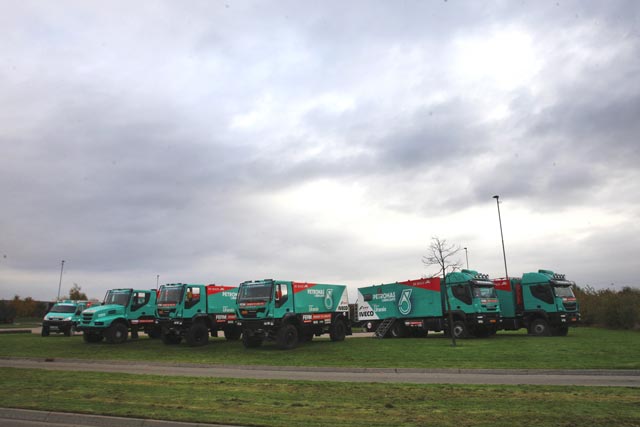 El team Iveco comandado por Derooy es de los más poderosos en el Dakar 2013.