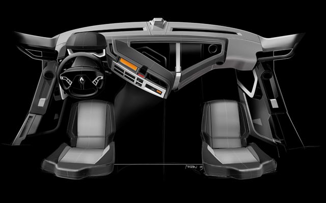 El diseño interior de la cabina Renault Serie T resulta rompedor e innovador.